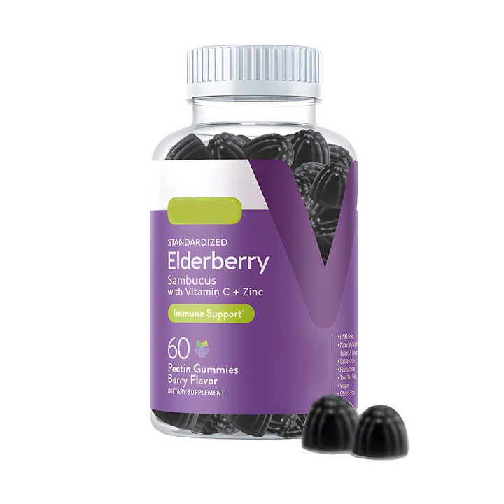 Elderberry with Vitamin C & Zinc Gummies